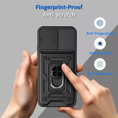 Pokrowiec Camshield Case czarny Oppo Reno 15 / 4