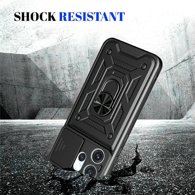 Pokrowiec Camshield Case czarny Oppo Reno 15 Pro 5G (Global) / 6 Pokrowiec Camshield Case czarny Oppo Reno 15 Pro 5G (Global) / 6