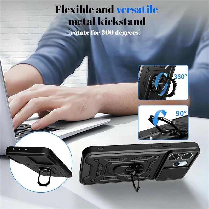 Pokrowiec Camshield Case czarny Realme C71 4G (Global) / 5