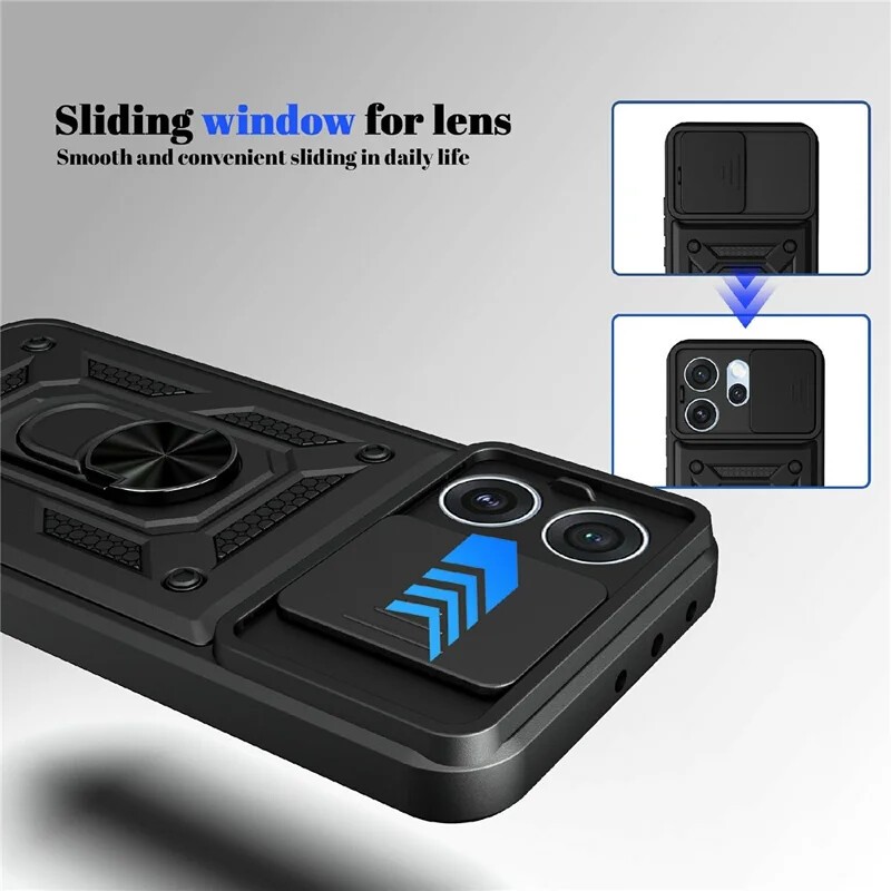 Pokrowiec Camshield Case czarny Xiaomi 17 / 3 Pokrowiec Camshield Case czarny Xiaomi 17 / 3