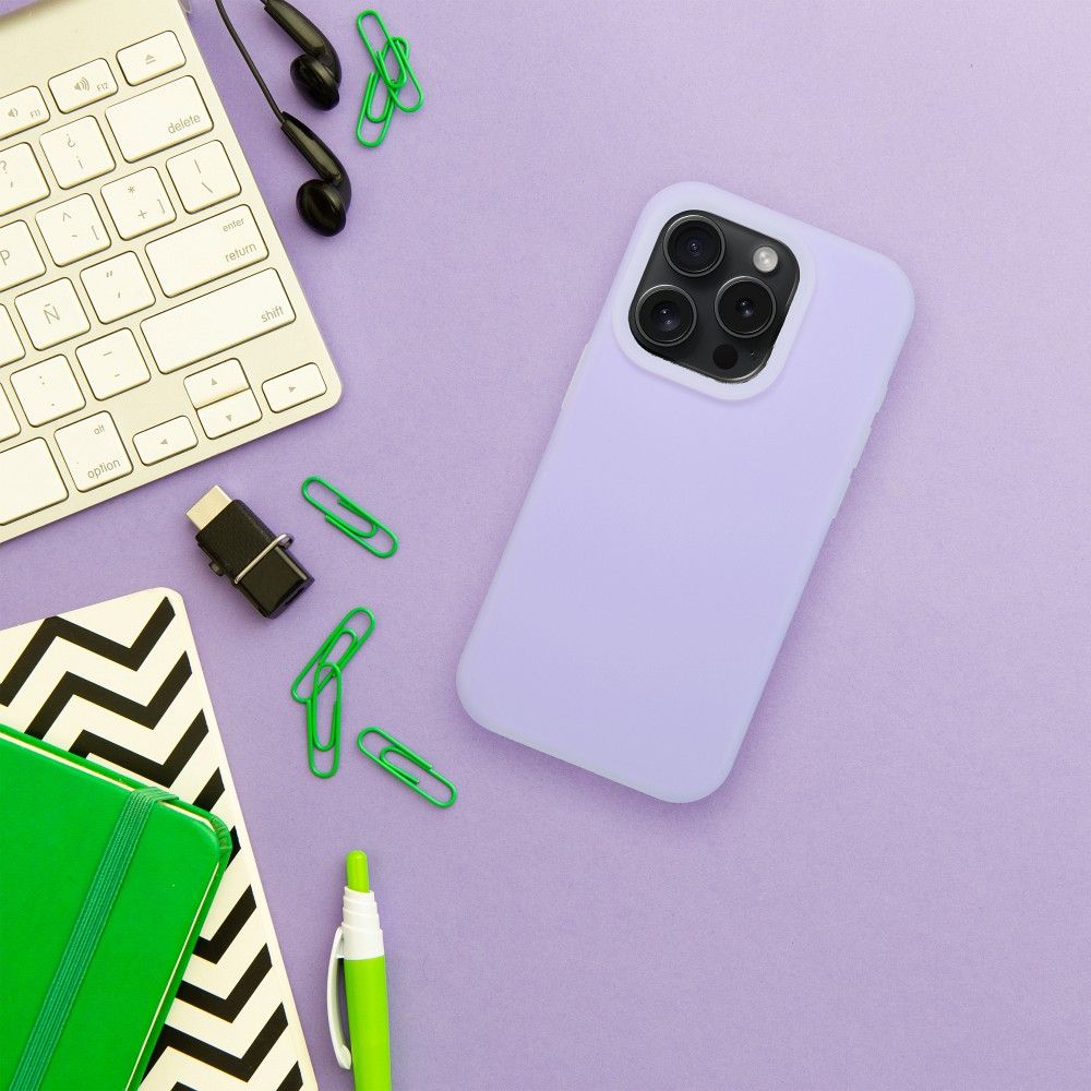 Pokrowiec Candy Part Case fioletowy Apple iPhone 14 Pro Max / 7 Pokrowiec Candy Part Case fioletowy Apple iPhone 14 Pro Max / 7