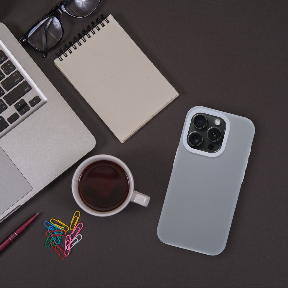 Pokrowiec Candy Part Case szary Apple iPhone 15 / 7 Pokrowiec Candy Part Case szary Apple iPhone 15 / 7