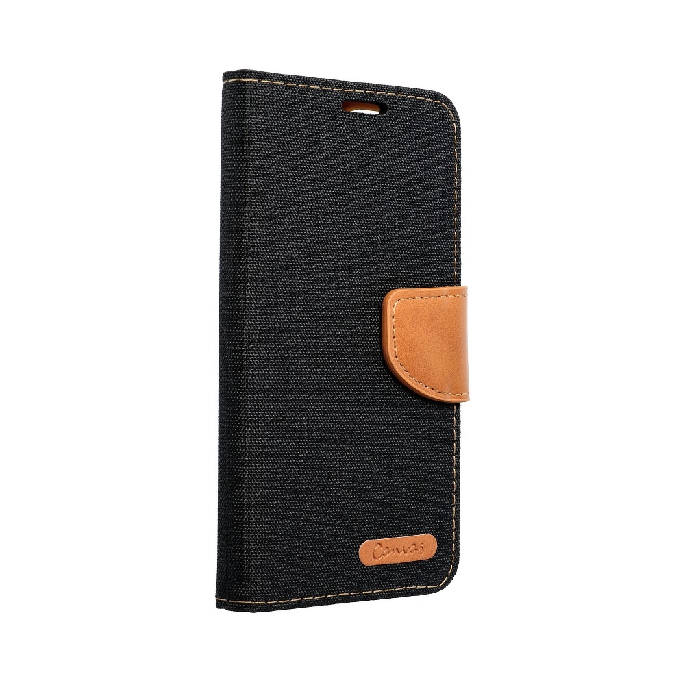 Pokrowiec Canvas Book czarny Apple iPhone 12 Mini
