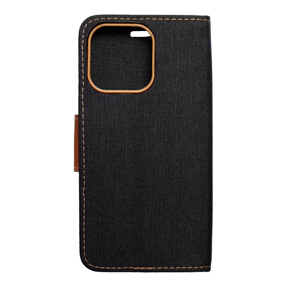 Pokrowiec Canvas Book czarny Apple iPhone 13 Pro / 2
