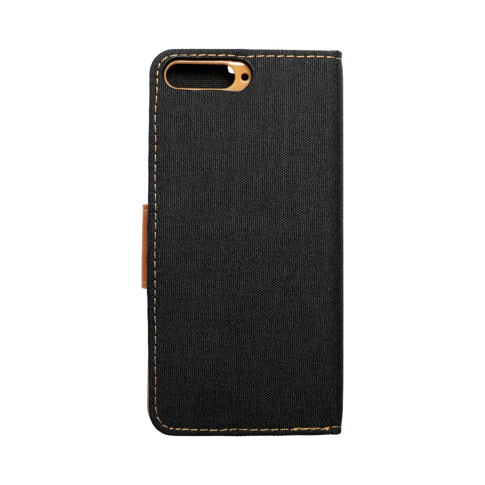 Pokrowiec Canvas Book czarny Huawei Y6 (2018) / 2