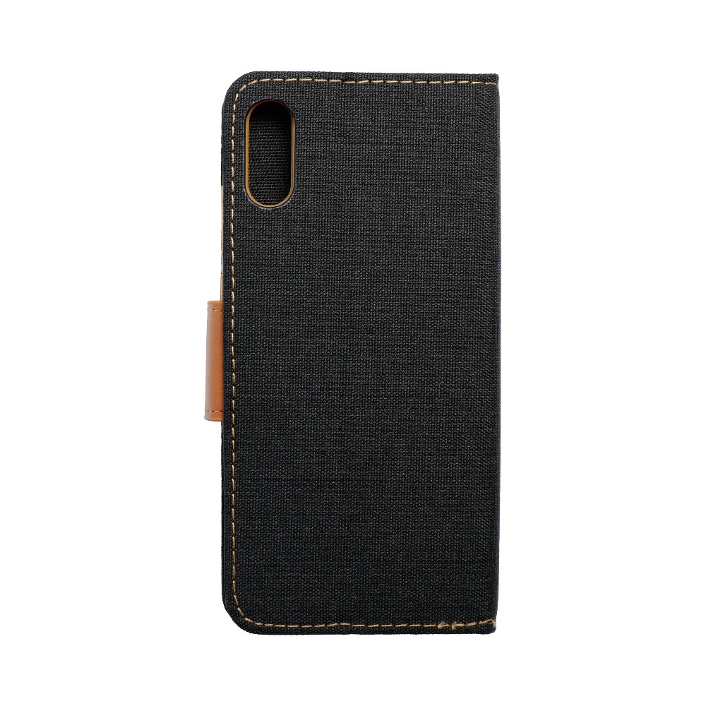 Pokrowiec Canvas Book czarny Huawei Y6 (2019) / 2 Pokrowiec Canvas Book czarny Huawei Y6 (2019) / 2