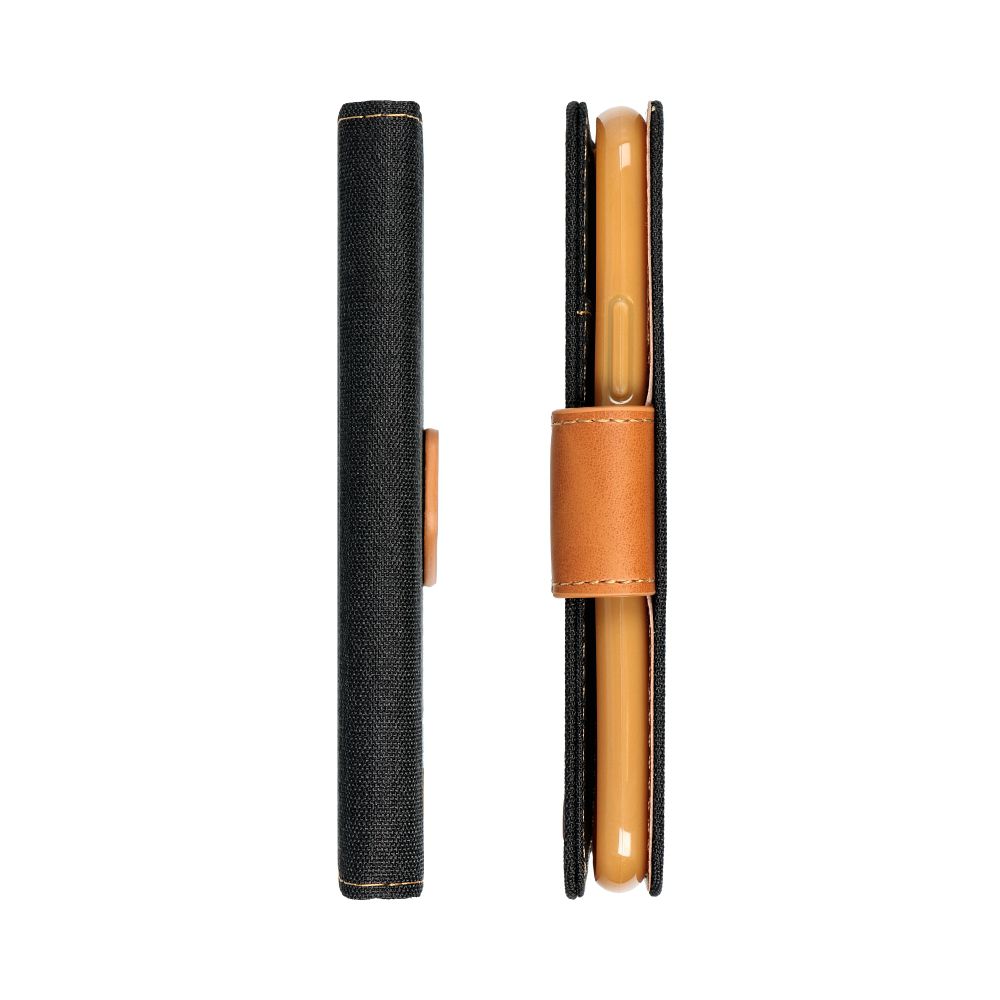 Pokrowiec Canvas Book czarny Samsung Galaxy A03 / 6 Pokrowiec Canvas Book czarny Samsung Galaxy A03 / 6