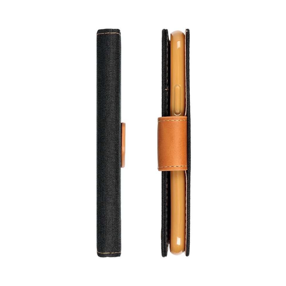 Pokrowiec Canvas Book czarny Samsung Galaxy A03s / 6