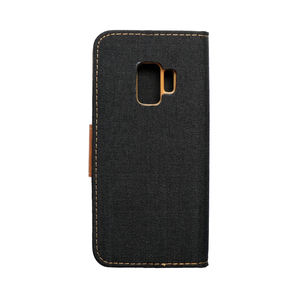 Pokrowiec Canvas Book czarny Samsung Galaxy S9 / 2