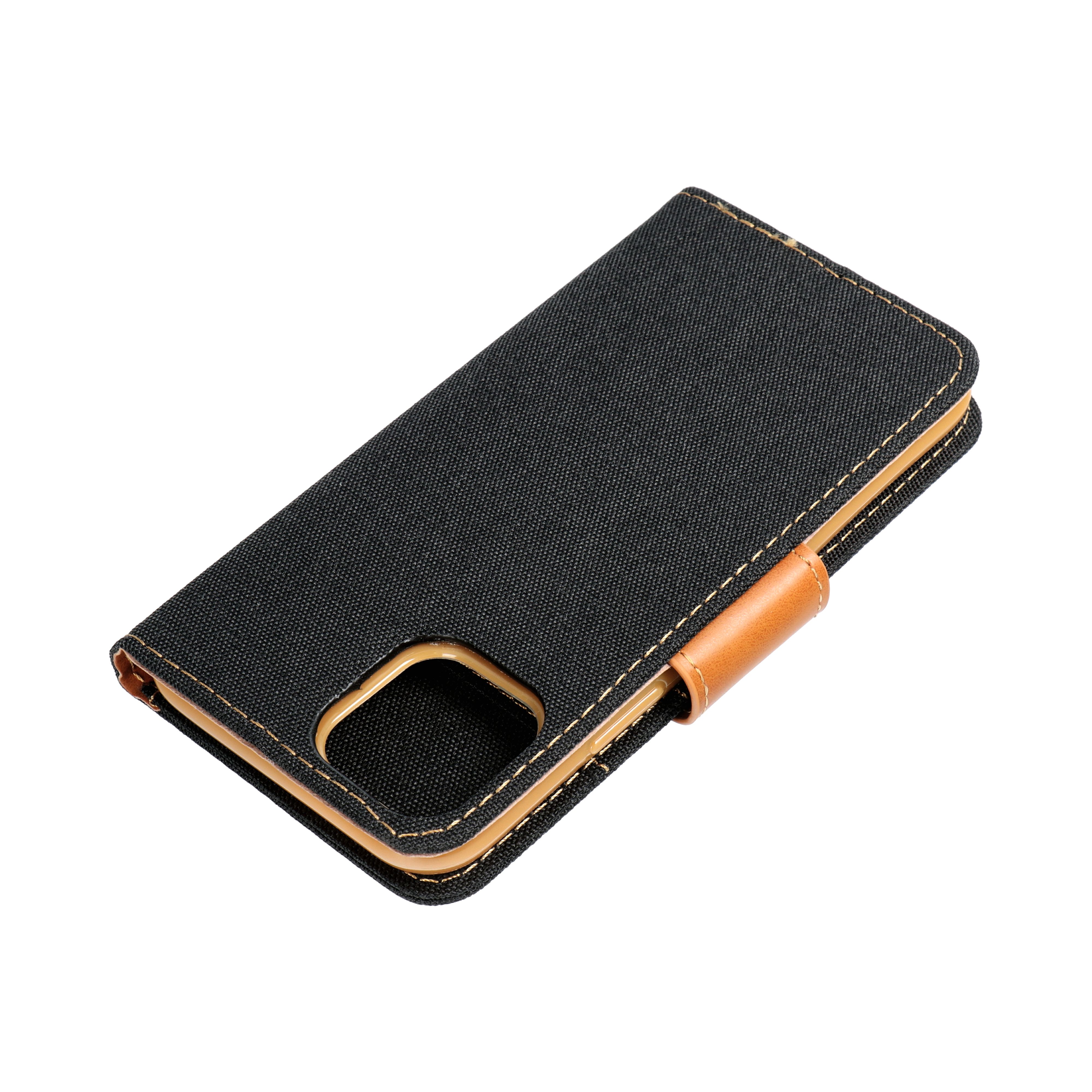 Pokrowiec Canvas Book czarny Xiaomi Redmi Note 12 4G / 8