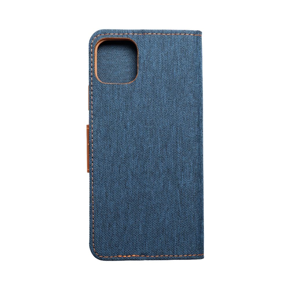 Pokrowiec Canvas Book granatowy Apple iPhone 11 Pro Max / 2 Pokrowiec Canvas Book granatowy Apple iPhone 11 Pro Max / 2
