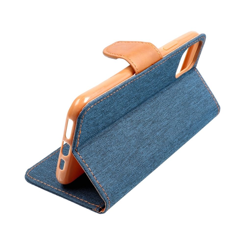 Pokrowiec Canvas Book granatowy Apple iPhone 11 Pro Max / 3 Pokrowiec Canvas Book granatowy Apple iPhone 11 Pro Max / 3
