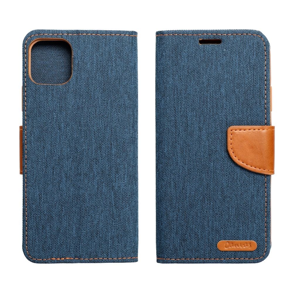 Pokrowiec Canvas Book granatowy Apple iPhone 11 Pro Max / 4 Pokrowiec Canvas Book granatowy Apple iPhone 11 Pro Max / 4
