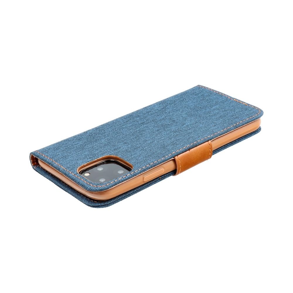 Pokrowiec Canvas Book granatowy Apple iPhone 11 Pro Max / 6 Pokrowiec Canvas Book granatowy Apple iPhone 11 Pro Max / 6
