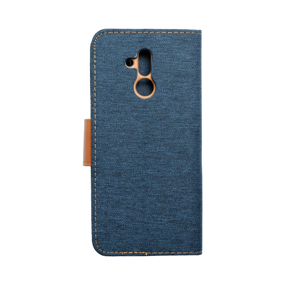 Pokrowiec Canvas Book granatowy Huawei Mate 20 Lite / 2