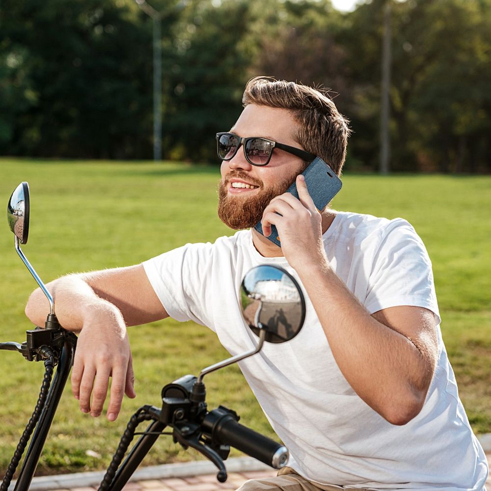 Pokrowiec Canvas Book granatowy Samsung Galaxy A15 / 10 Pokrowiec Canvas Book granatowy Samsung Galaxy A15 / 10