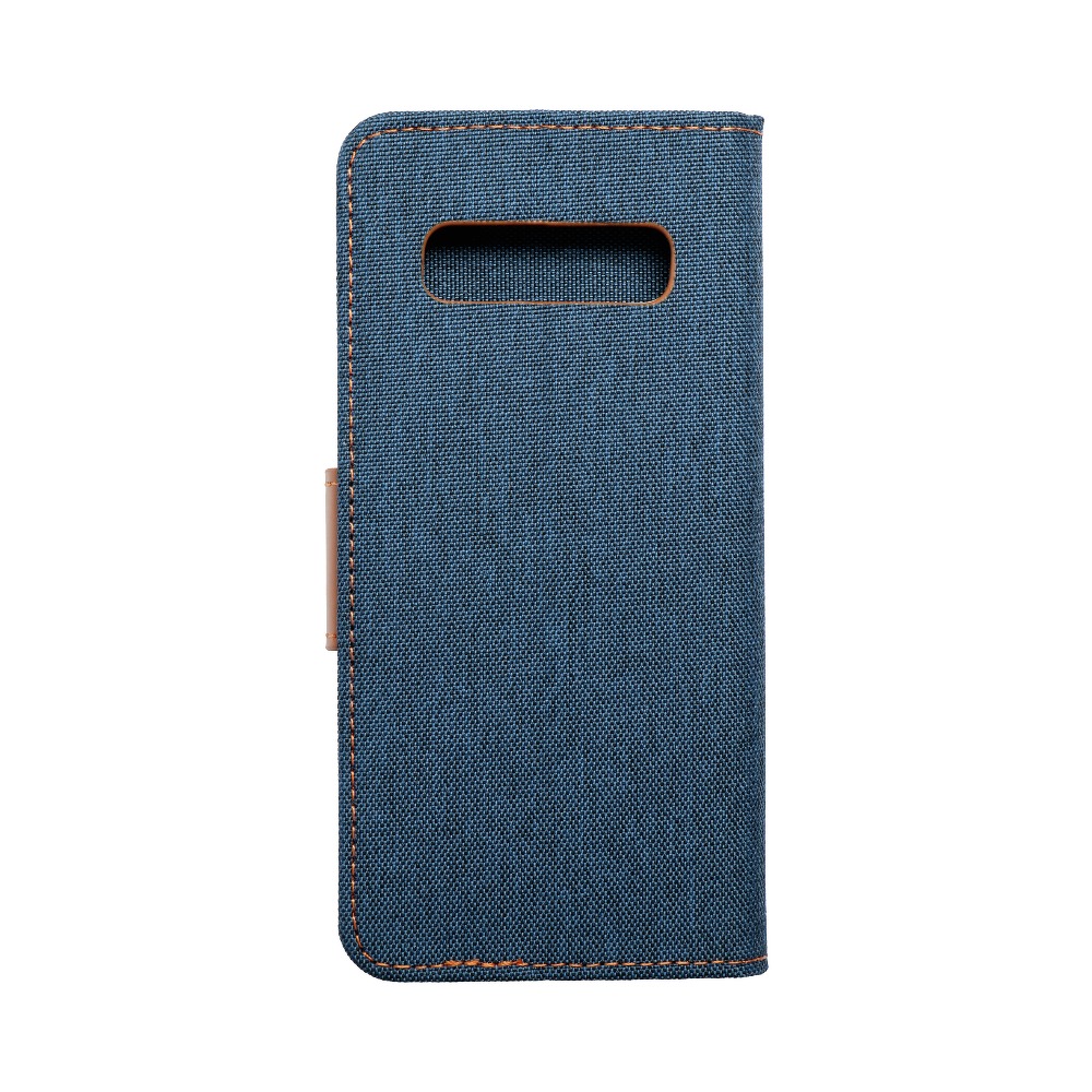 Pokrowiec Canvas Book granatowy Samsung Galaxy S10 Plus / 2