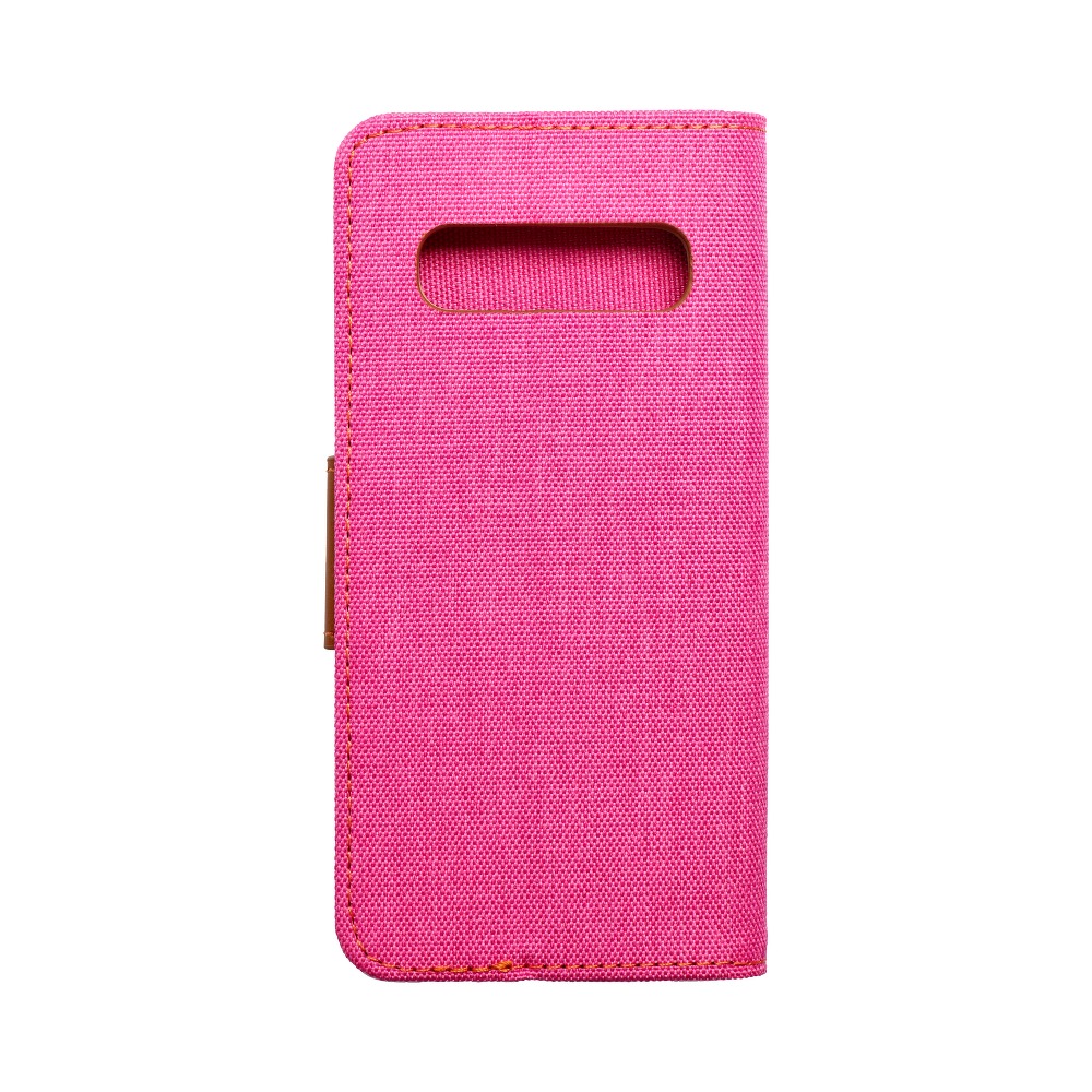 Pokrowiec Canvas Book różowy Samsung Galaxy S10 / 2 Pokrowiec Canvas Book różowy Samsung Galaxy S10 / 2