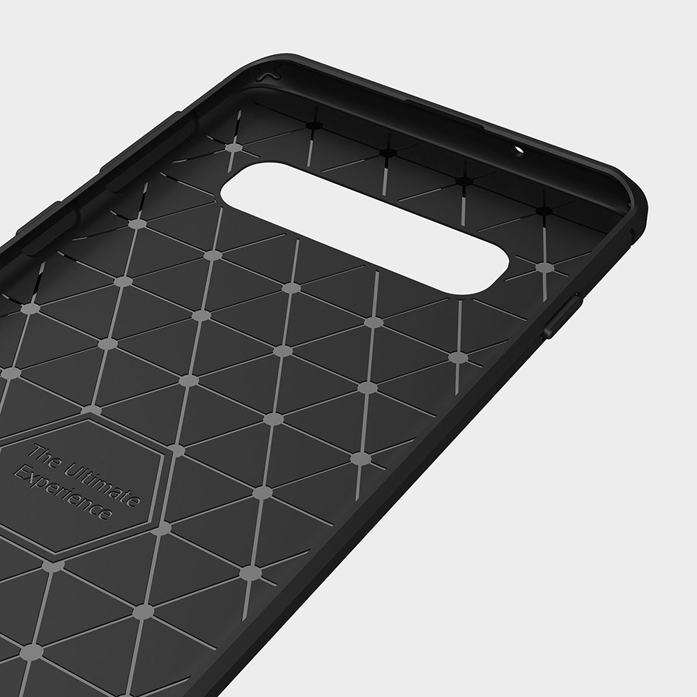 Pokrowiec Carbon Case czarny Apple iPhone 11 Pro Max / 7