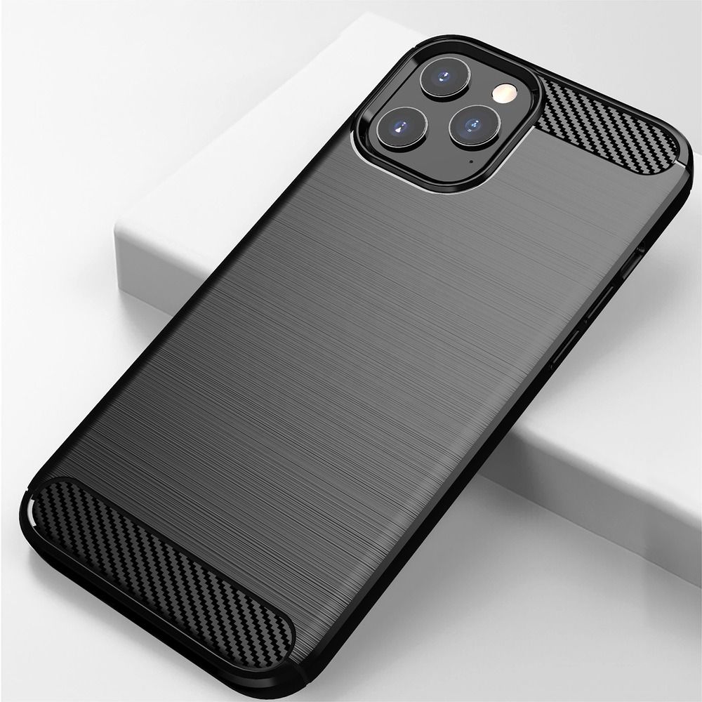 Pokrowiec Carbon Case czarny Apple iPhone 11 Pro / 4 Pokrowiec Carbon Case czarny Apple iPhone 11 Pro / 4