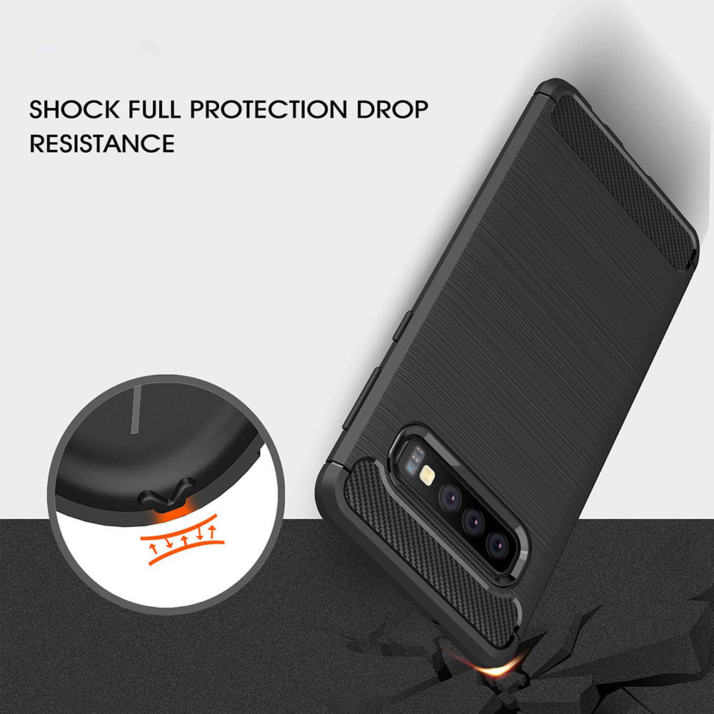 Pokrowiec Carbon Case czarny Apple iPhone 12 Pro / 6 Pokrowiec Carbon Case czarny Apple iPhone 12 Pro / 6