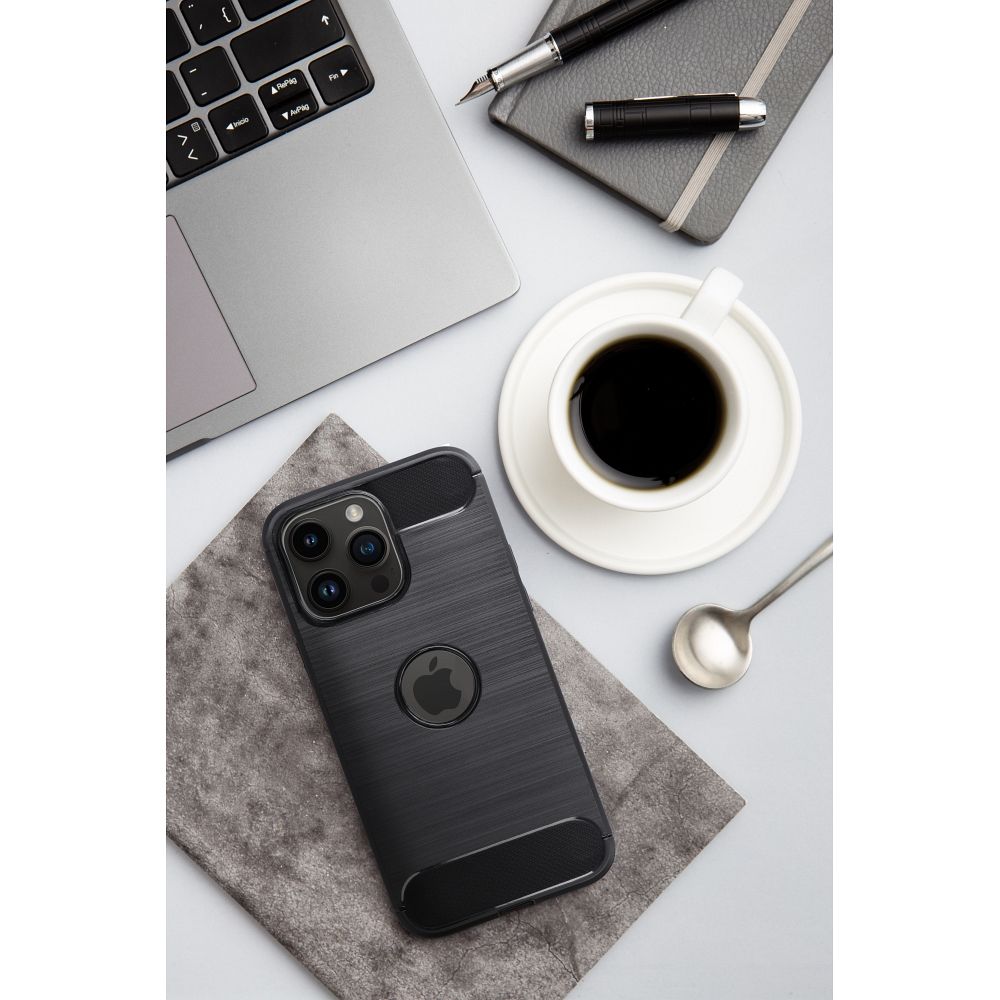 Pokrowiec Carbon Case czarny Apple iPhone 15 Pro Max / 4