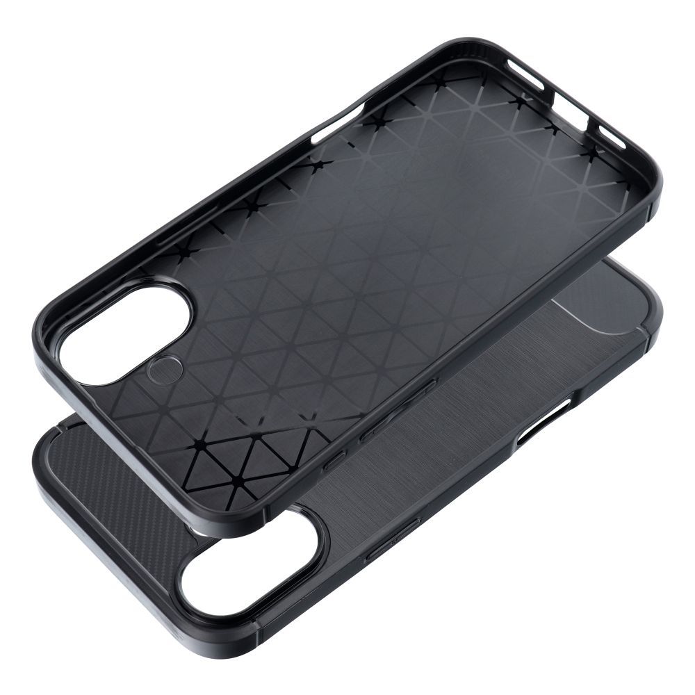 Pokrowiec Carbon Case czarny Apple iPhone 16 Plus / 9 Pokrowiec Carbon Case czarny Apple iPhone 16 Plus / 9