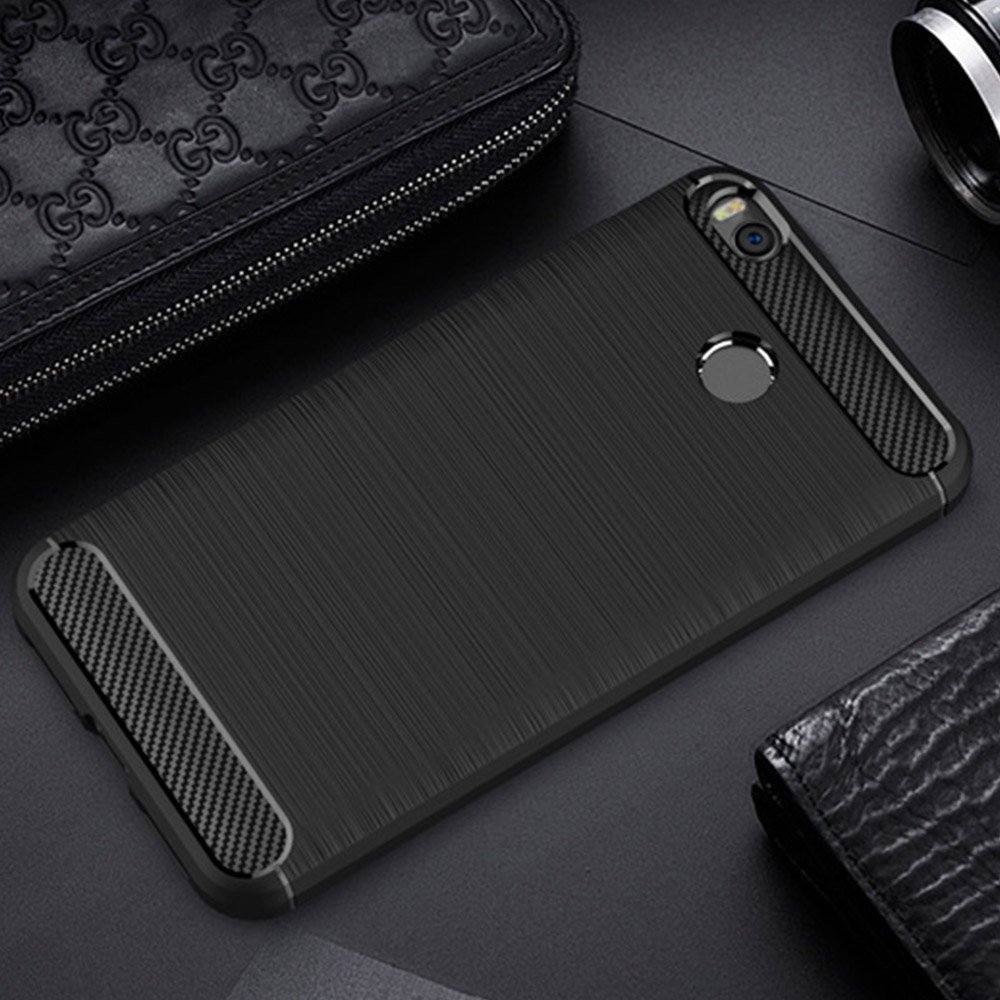 Pokrowiec Carbon Case czarny Apple iPhone 6 Plus / 9