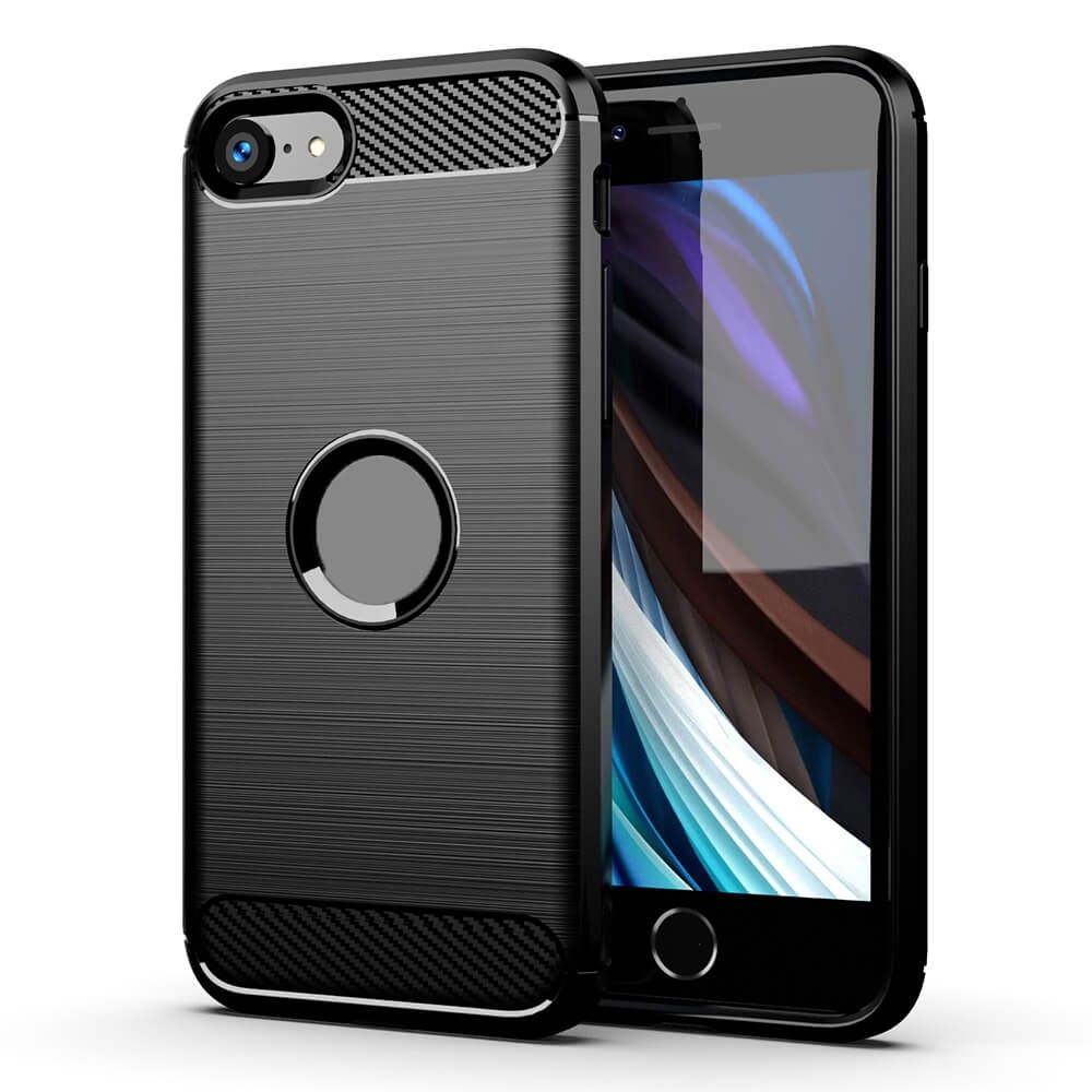 Pokrowiec Carbon Case czarny Apple iPhone 7 / 8 Pokrowiec Carbon Case czarny Apple iPhone 7 / 8