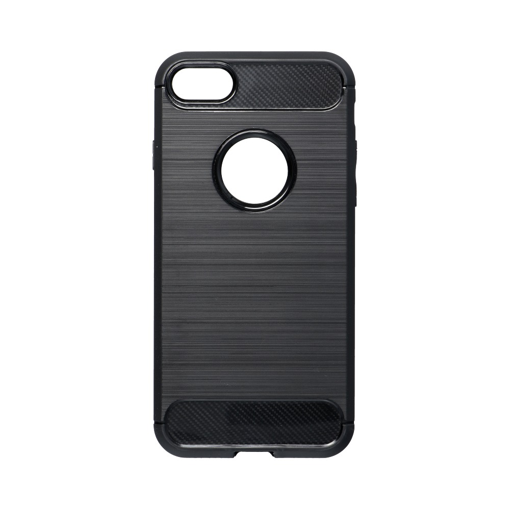 Pokrowiec Carbon Case czarny Apple iPhone 8