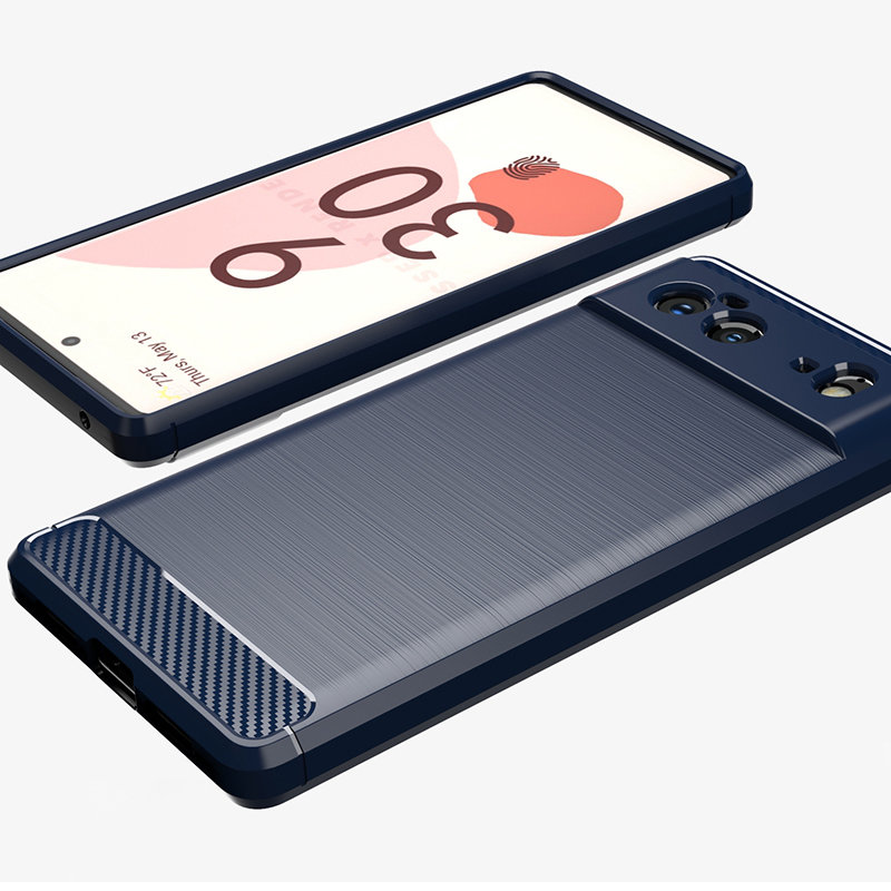 Pokrowiec Carbon Case czarny Google Pixel 6 / 4