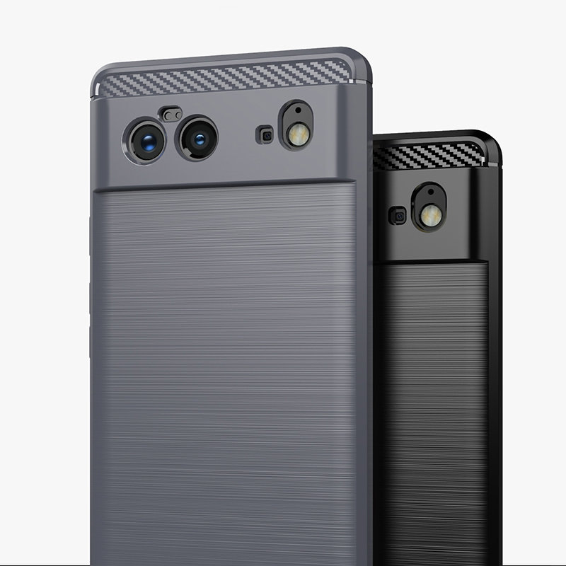 Pokrowiec Carbon Case czarny Google Pixel 6 / 6