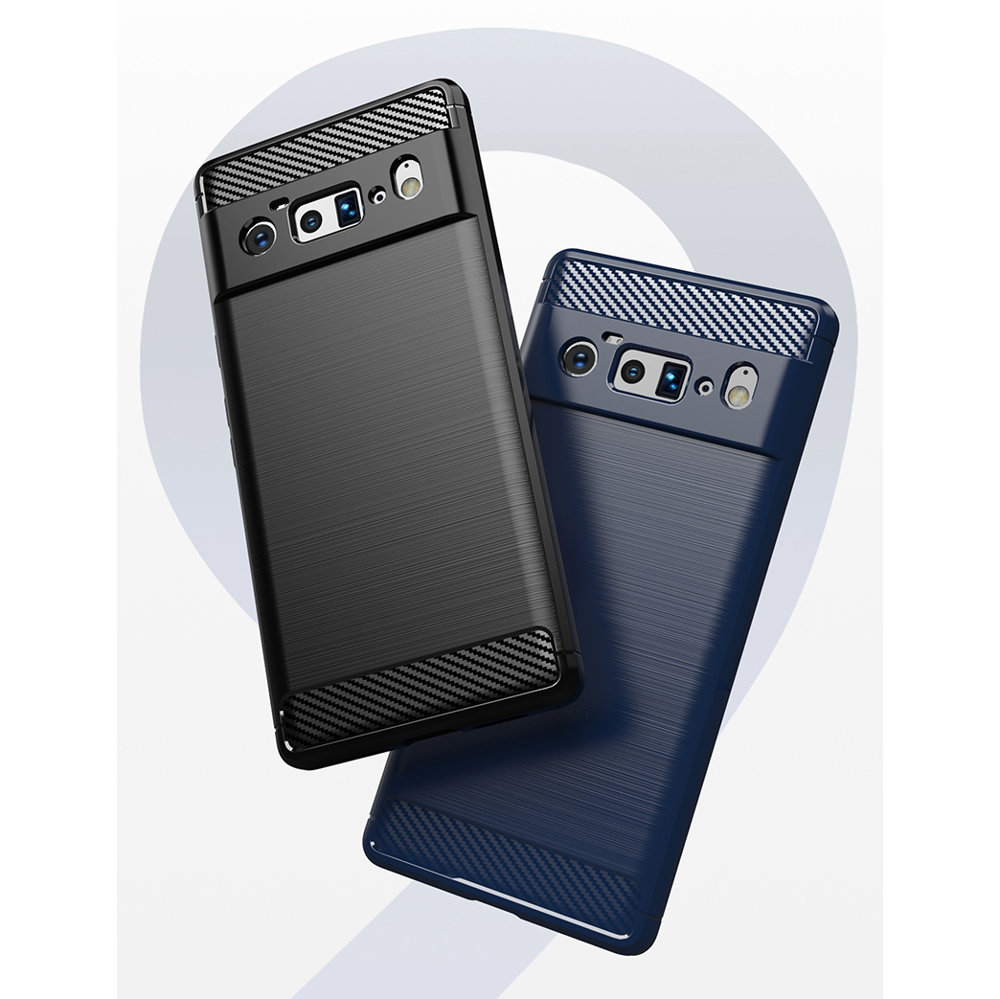 Pokrowiec Carbon Case czarny Google Pixel 6 Pro / 3