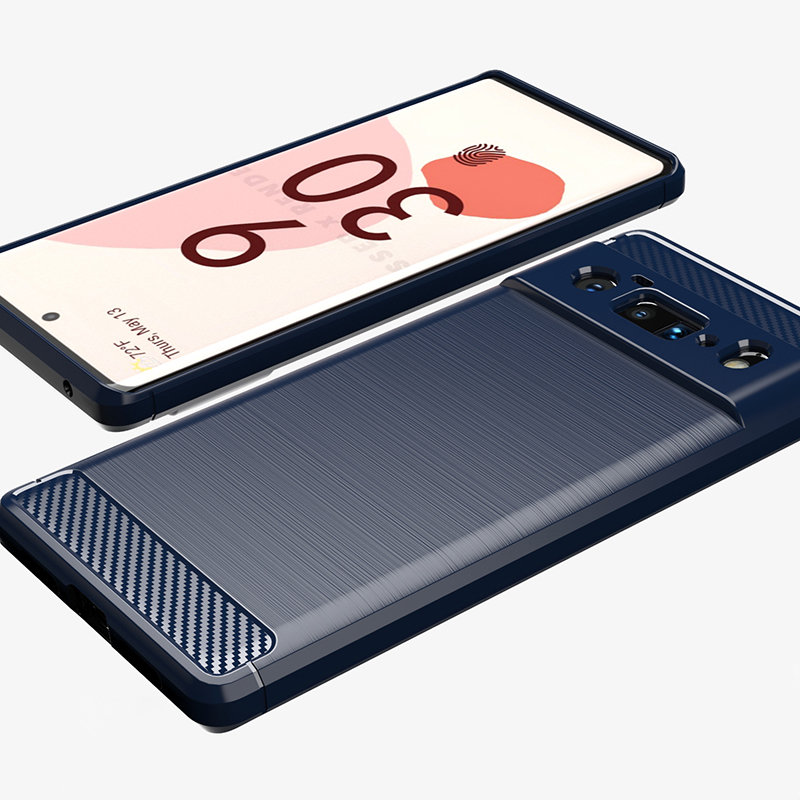 Pokrowiec Carbon Case czarny Google Pixel 6 Pro / 5