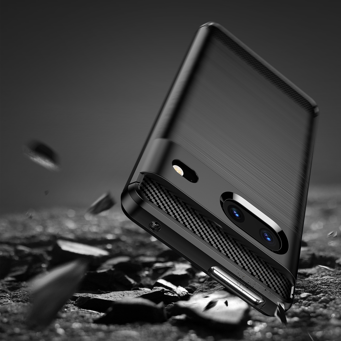 Pokrowiec Carbon Case czarny Google Pixel 7 / 5