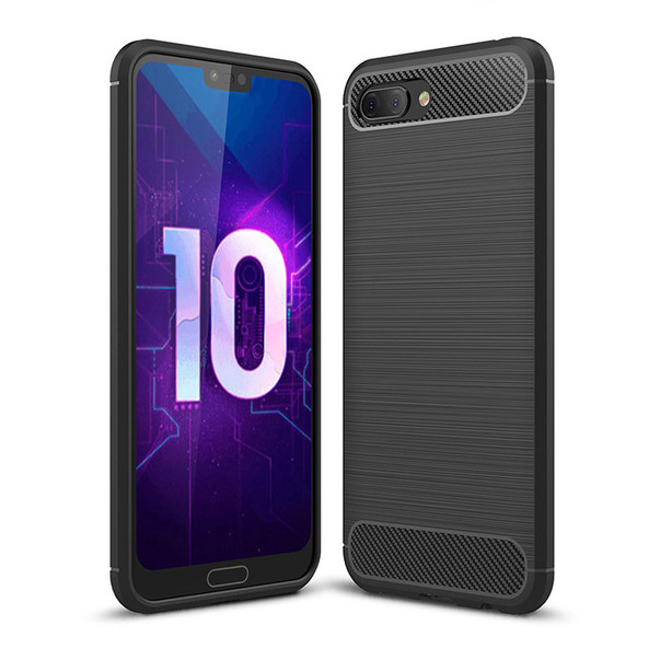 Pokrowiec Carbon Case czarny Honor 10