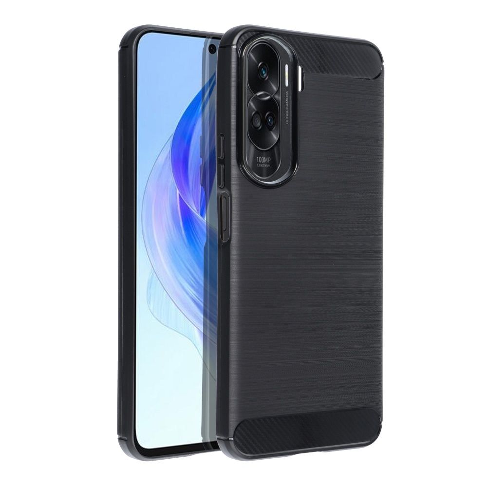 Pokrowiec Carbon Case czarny Honor 90 Lite