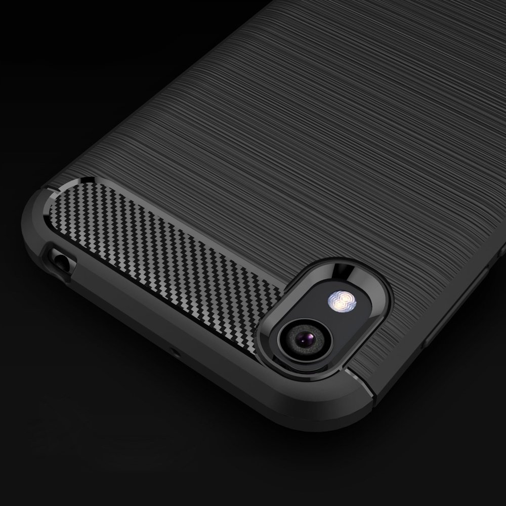 Pokrowiec Carbon Case czarny Huawei Honor 8S / 3 Pokrowiec Carbon Case czarny Huawei Honor 8S / 3