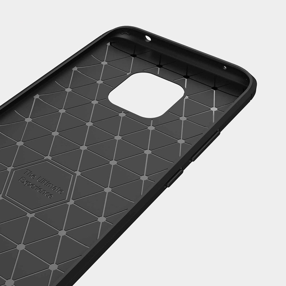 Pokrowiec Carbon Case czarny Huawei Mate 20 Pro / 6