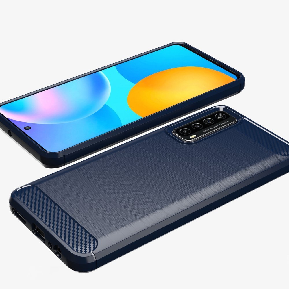 Pokrowiec Carbon Case czarny Huawei p Smart 2021 / 4