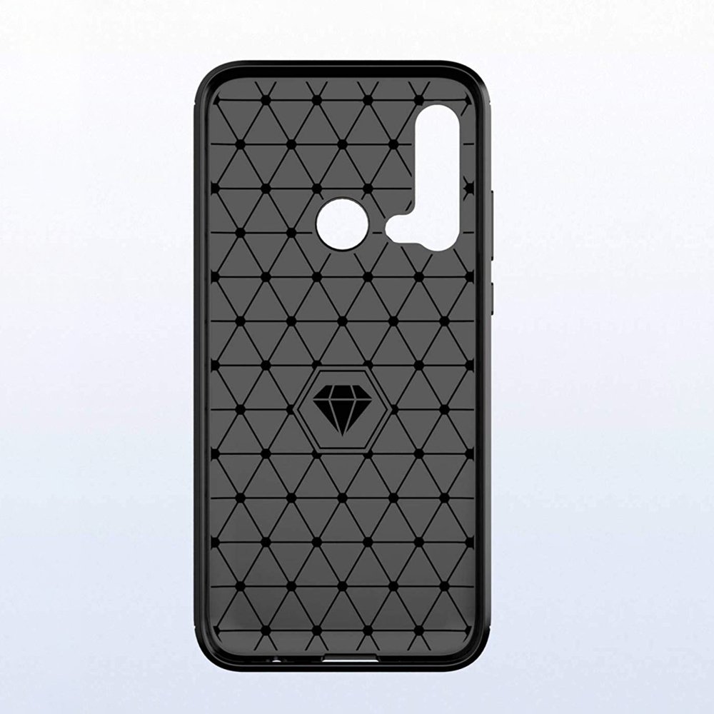 Pokrowiec Carbon Case czarny Huawei P20 Lite 2019 / 8
