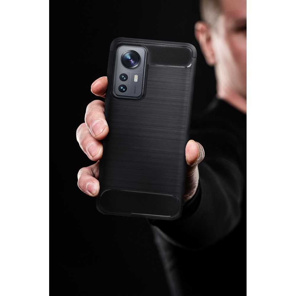 Pokrowiec Carbon Case czarny Huawei P20 Lite / 6 Pokrowiec Carbon Case czarny Huawei P20 Lite / 6