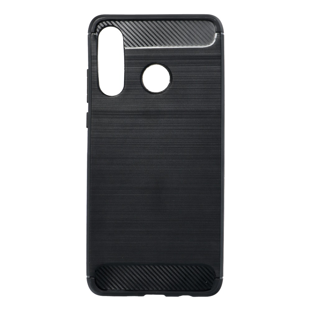 Pokrowiec Carbon Case czarny Huawei P30 Lite