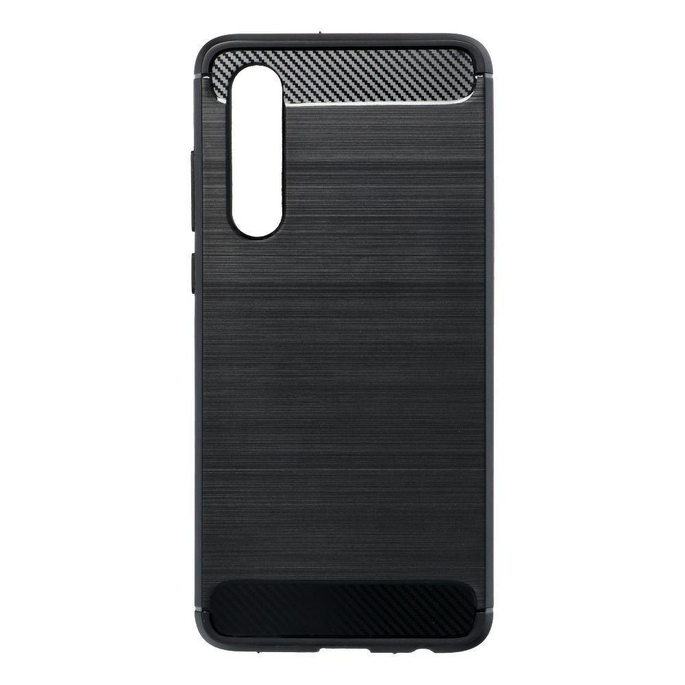Pokrowiec Carbon Case czarny Huawei P30