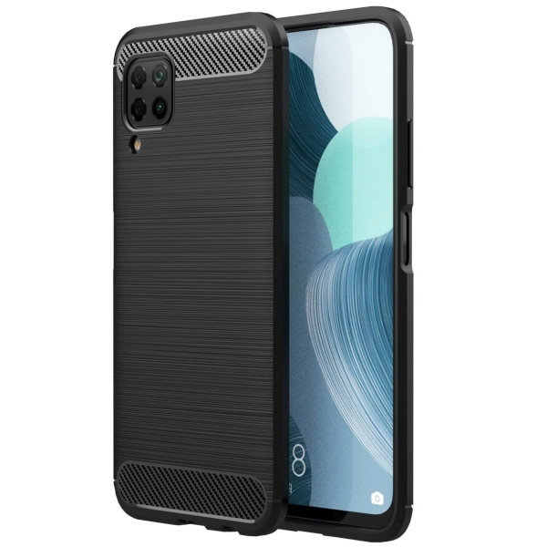 Pokrowiec Carbon Case czarny Huawei P40 Lite Pokrowiec Carbon Case czarny Huawei P40 Lite