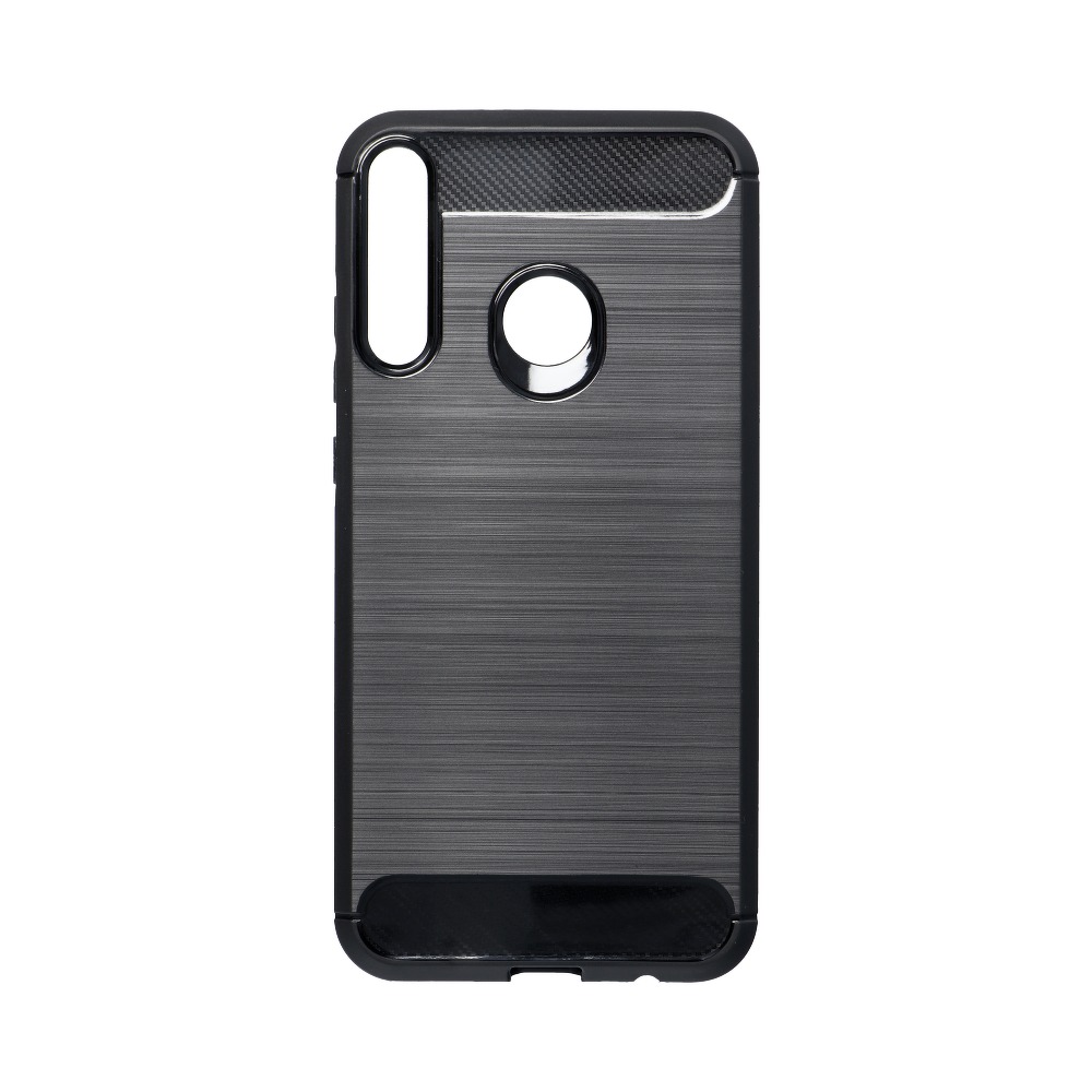 Pokrowiec Carbon Case czarny Huawei P40 Lite E
