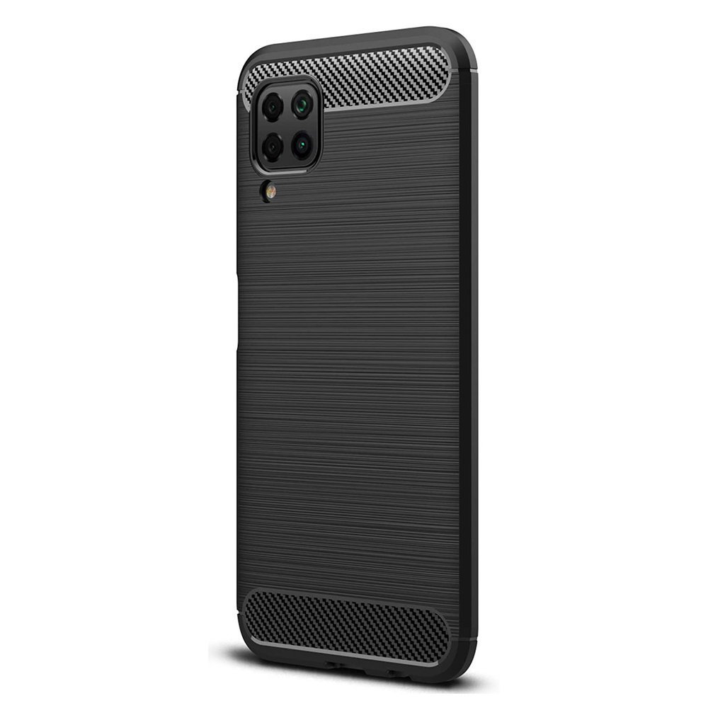 Pokrowiec Carbon Case czarny Huawei P40 Lite / 2