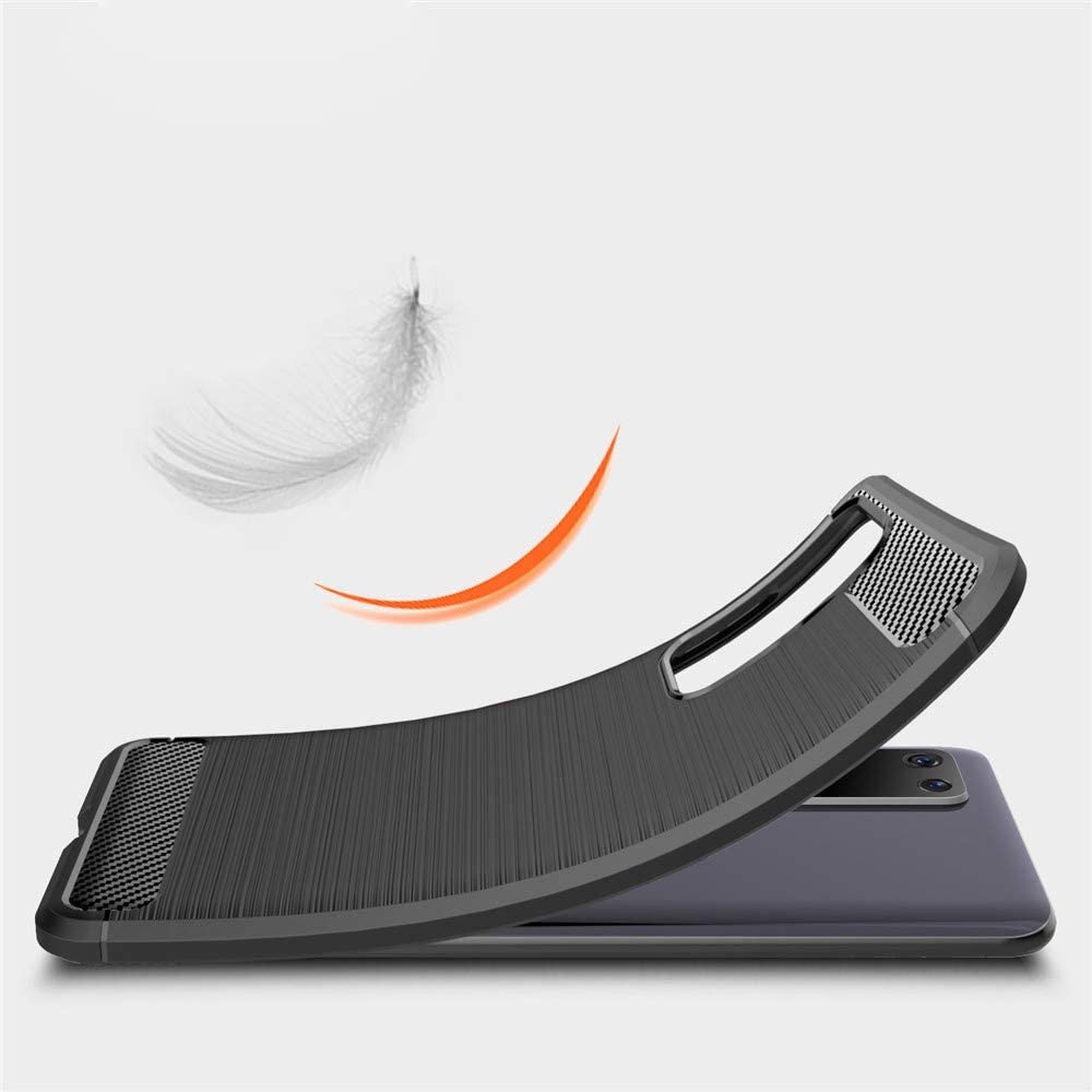 Pokrowiec Carbon Case czarny Huawei P40 Pro / 3