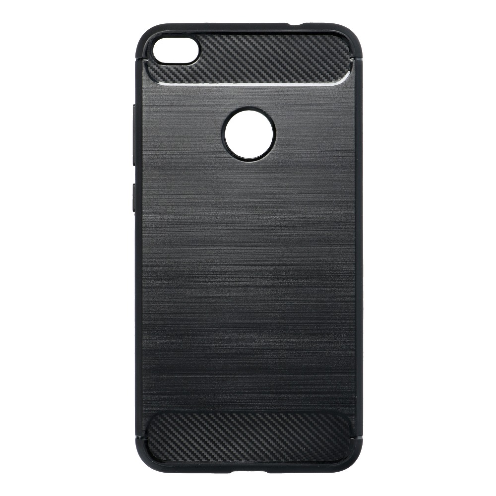 Pokrowiec Carbon Case czarny Huawei P8 Lite (2017)