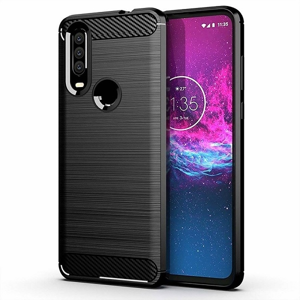 Pokrowiec Carbon Case czarny Huawei Y6P Pokrowiec Carbon Case czarny Huawei Y6P
